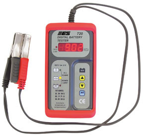 12 Volt Digital  Battery Tester 720