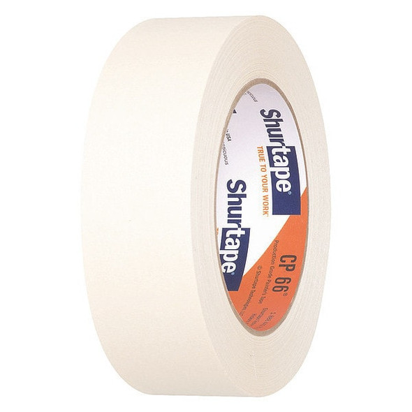 Shurtape Painter's Tape, Natural, 36 mm W, 55 m L, 5.6 mil Thick, CP 066 102803