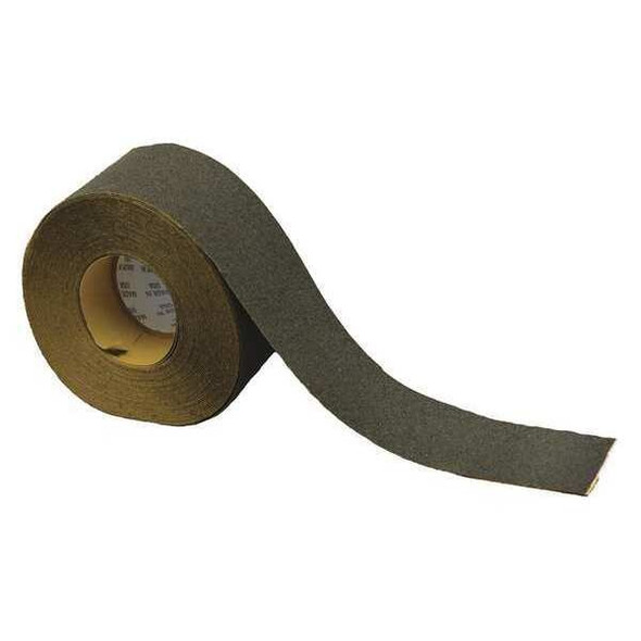 Anti-Slip Tape Polyurethane 46 Grit Size, Black, 2" W x 30 ft. L, 42 mil Thick