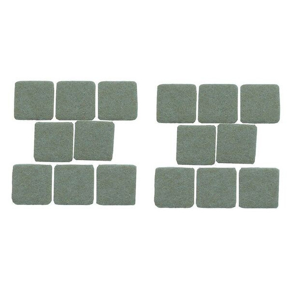 Manufacturer Varies Furniture Pads,7/32 in H,Tan 10J994