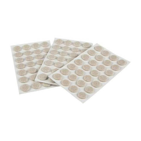 Manufacturer Varies Felt Pads, Self-Stick, Round, 3/8", PK84 10G210