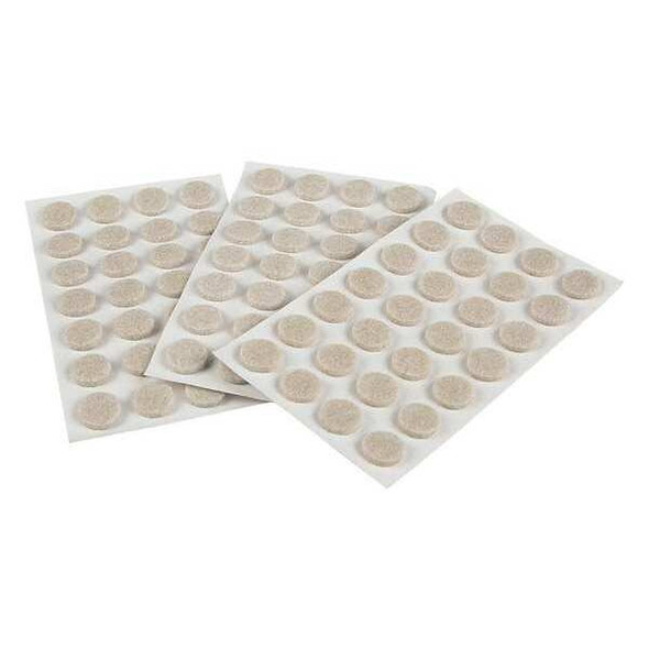 Manufacturer Varies Furniture Pads,3/32 in H,Tan 10G210