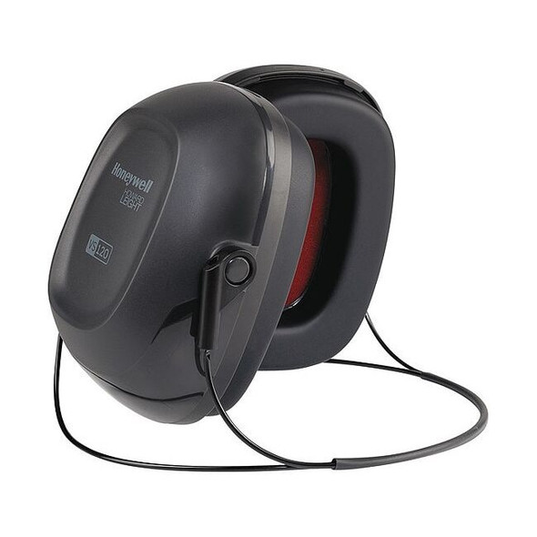 VeriShield Behind-the-Neck Ear Muffs, 25 dB NRR, Passive, General Purpose, Black