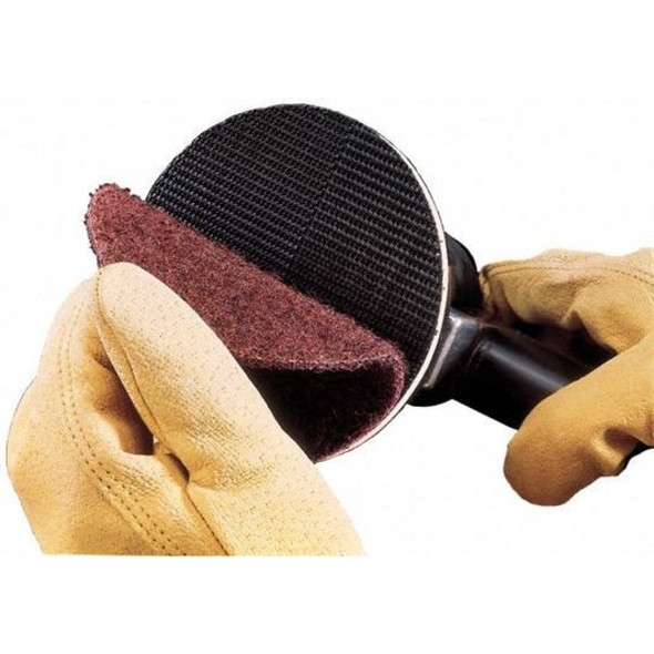 Hook-and-Loop Surface Conditioning Disc, 7" Dia, No Hole, Aluminum Oxide, Not Applicable Grit