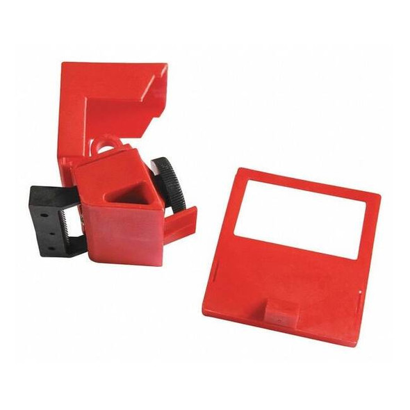 Zing Circuit Breaker Lockout,Red,2-3/4 in. L 7257