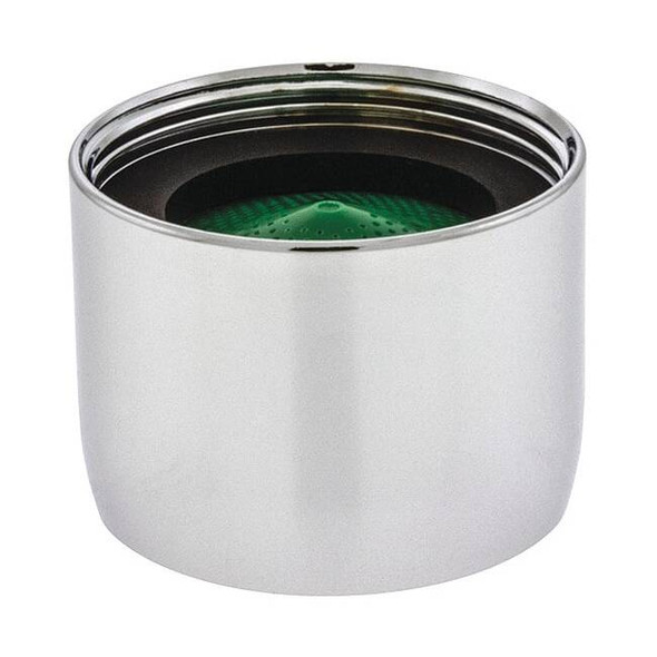 Neoperl 1.5 gpm Outlet, 55/64 in - 27 Thread Size, Chrome, Brass 5500705