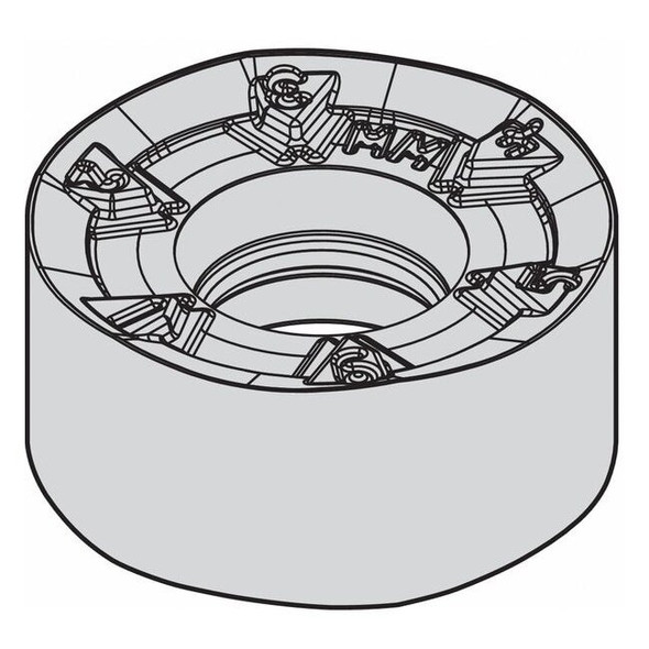 Widia Milling Insert,Round RNGJ1204M0SMM