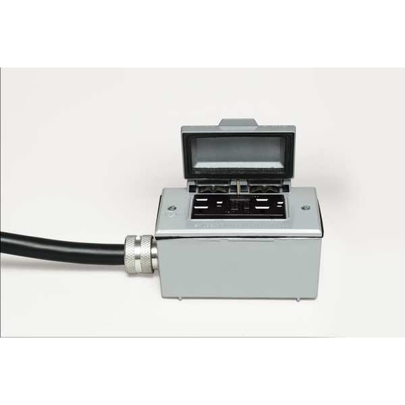 Reelcraft Retractable Cord Reel with 50 ft. Cord 2-Outlet 12/3 L 5550 123 7