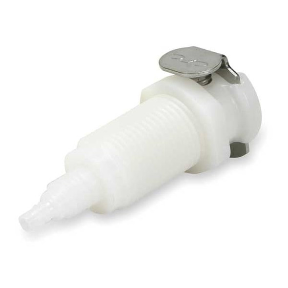 Colder Panel Mount Couplr, Acetal, Straght-Throgh PMC1204