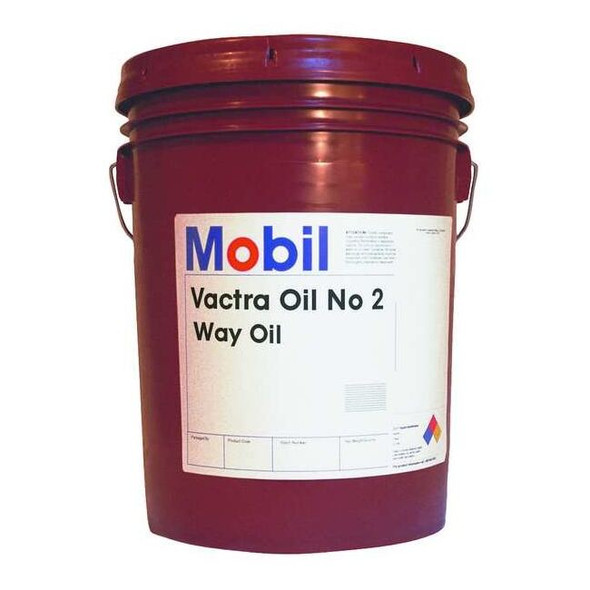 Mobil Way Oil, Vactra No. 2, 5 gal, Pail, Brown 105480