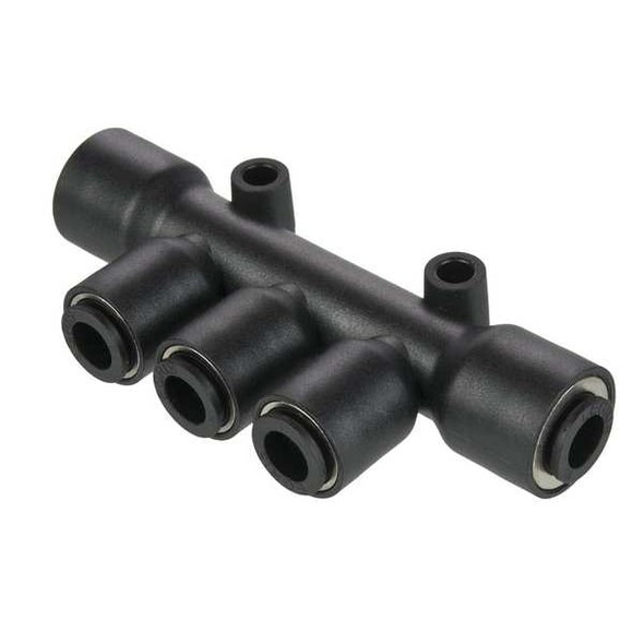 Legris Tee,Polymer,Push-Fit,10mm,6mm,6mm 3304 10 06