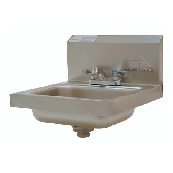 Advance Tabco Hand Sink,Wall,17-1/4 In. L,17-1/4 In. W 7-PS-20