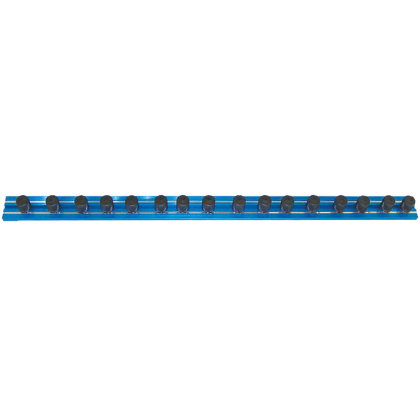 MAGRAIL TL 16” long, Blue, 25 - 1/4” studs MR16B25A