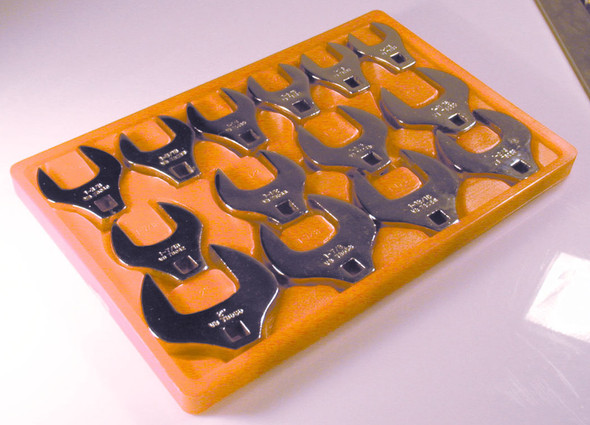 1/2" Drive, SAE  Jumbo Crowfoot Wrench Set, 14pc 7814