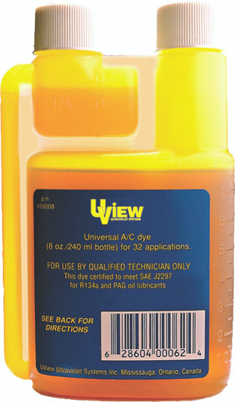 Universal A/C Dye Bottle (8oz / 240ml) 499008