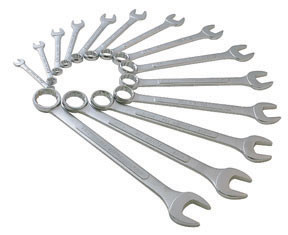 14 pc. Raised Panel Combination Wrench Set, Fractional 9714