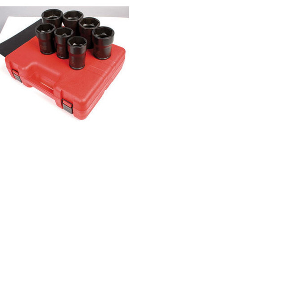 3/4" Dr Truck Pinion Locknut Impact Socket Set, 7Pc 4667