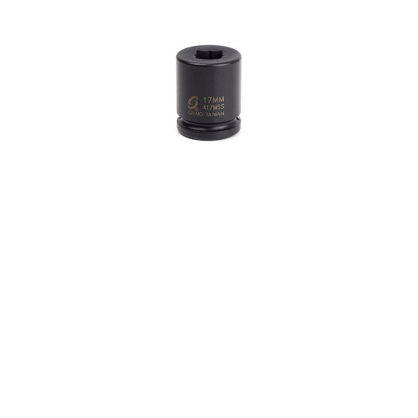 3/4" Dr Double Square Impact Socket, 17mm 417MSS
