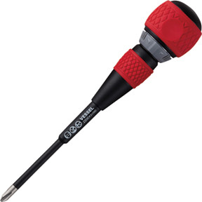 BALL GRIP Ratchet Screwdriver No.2200 +2x100 2200P2100