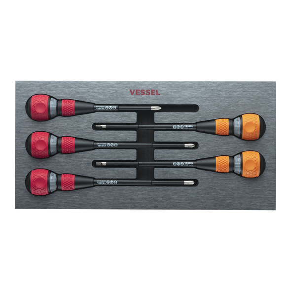 Ball Ratchettm Screwdriver 5pc. Set 22005EVA