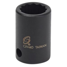 3/8" Dr 12Pt Impact Socket, 3/8" 312Z