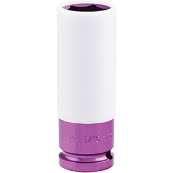 1/2" Drive, Extra Thin Wall Deep Wheel Protector Impact Socket,13/16", Purple 28494 1/2" Drive, Extra Thin Wall Deep Wheel Protector Impact Socket,13/16", Purple 28494