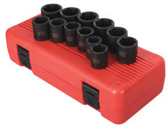 1/2" Drive, Metric Impact Socket Set, 12 Pc. 2692 1/2" Drive, Metric Impact Socket Set, 12 Pc. 2692