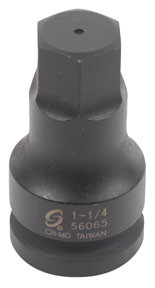 1" Dr Hex Dr Impact Socket, 1-1/4" 56065