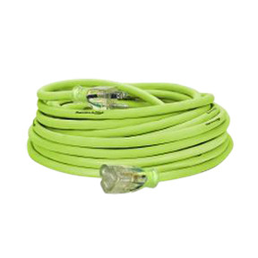 Flexzilla Pro Extension Cord, 12/3 AWG SJTW, 50', Outdoor, Lighted Plug FZ512830
