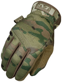 MultiCam FastFit Easy On/Off Elastic Cuff Gloves, Large MFF-78-010