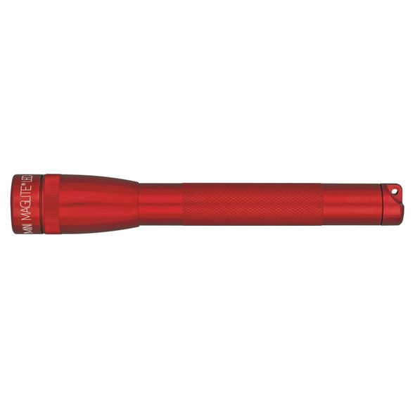 Mini Maglite AA Flashlight with Holster - Red M2A03H