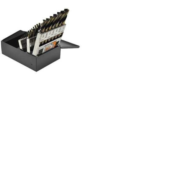 KnKut 29 Piece Short Stubby Length Drill Bit Set 1/16"-1/2" by 64ths 29KK7