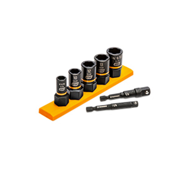 BOLT BITER 7 Pc. Rescue Extraction Sockets  w/Adapters 87911