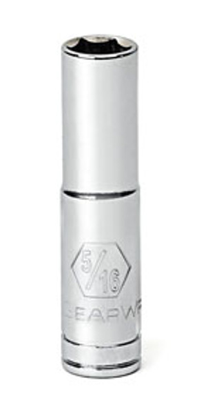 1/4" Dr 6 Pt. Deep SAE Socket, 3/16" 80115