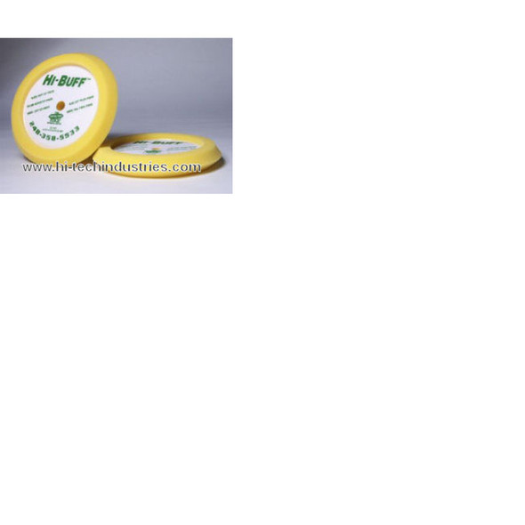 Hi-Buff Yellow Medium Cut Edge Foam Buffing Pad HB200