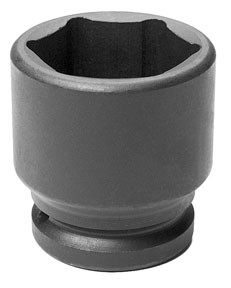 1'' Drive x 19mm 6 Point Standard Impact Socket 4019M