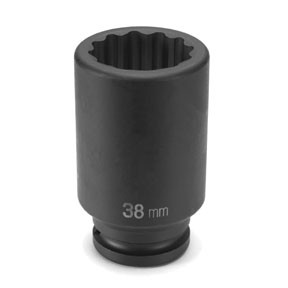 3/4'' Drive x 22mm 12 Point Deep Impact Socket 3122MD