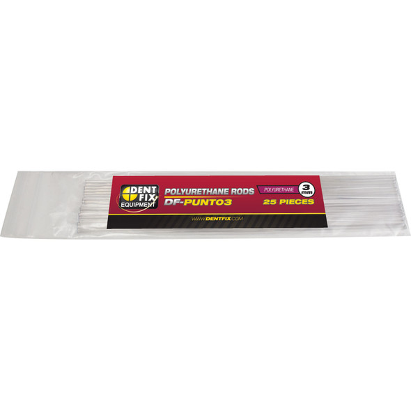 3mm Polyurethane Plastic Rods, 25 Pack DF-PUNT03-25