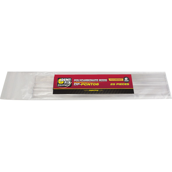 6mm Polycarbonate Plastic Rods, 25 Pack DF-PCNT06-25