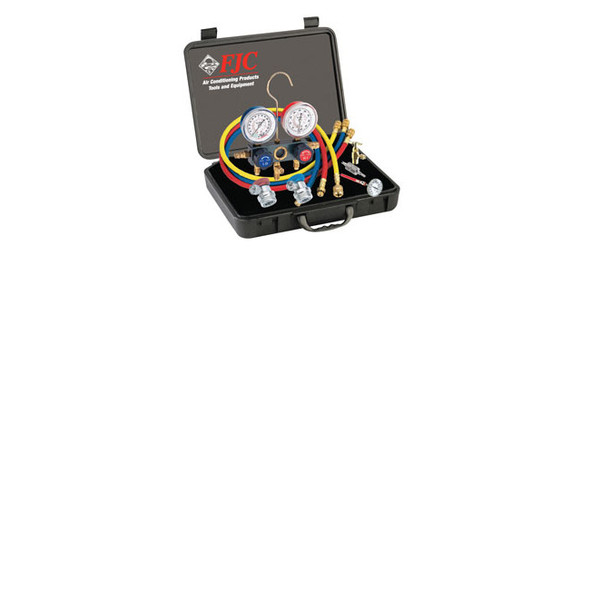 R134a Aluminum Manifold Gauge Set and Tool Assortment 6785