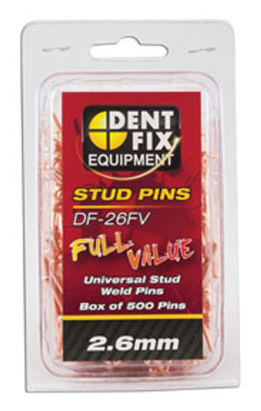 Universal Stud Weld Pins (500), 2.6MM DF-26FV