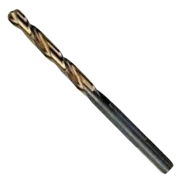 Black & Gold Fractional Straight Shank Jobber Length Drill Bit, 21/64” 3019021B