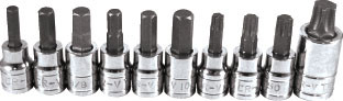 10 Pc. Brake Caliper Bit Socket Set 13789