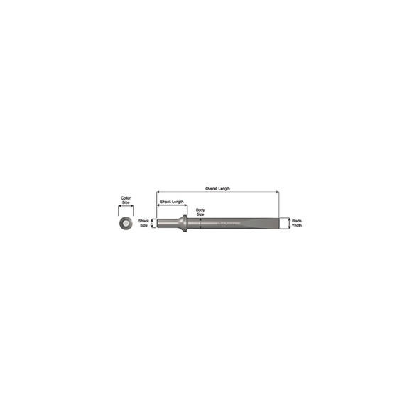 18" Flat Chisel 5/8" Blade A960-18