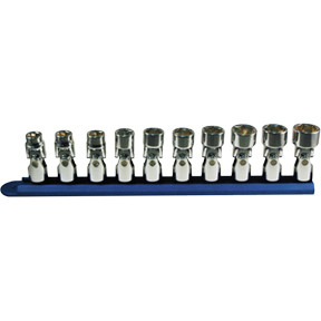 10 Pc. 3/8” Drive Metric 6-Point Flex Socket Set 1250