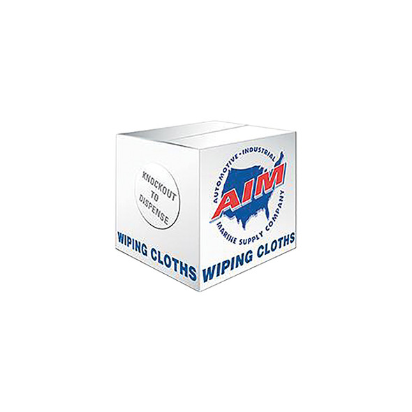 New Washed White Bleached Knit Rags 25 lb. Box 46403-25