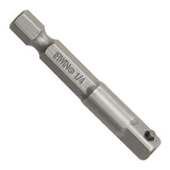 1/4" Square Drive Socket Adapter with Pin Lock, 4" 93771