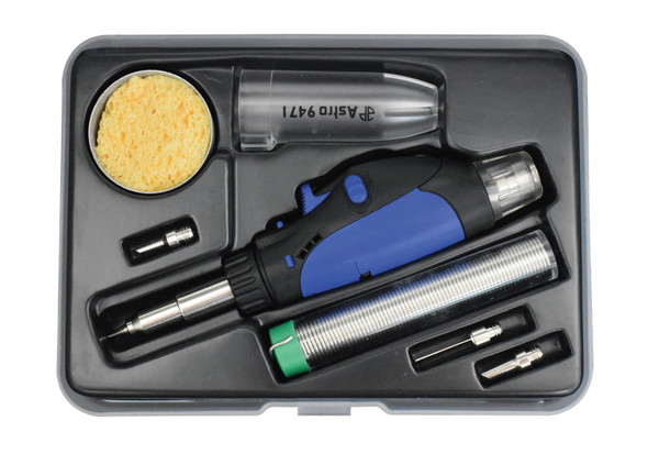 8 Pc. Butane Micro Pencil Soldering Kit 9473
