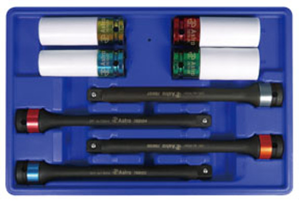 8 Pc. Torque Limiting Extension and Protective Impact Socket Combo Set 78818
