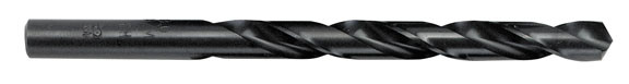 8mm Black Oxide Coated Economy High Speed Steel Metric Straight Shank Jobber Length Drill Bit 68800